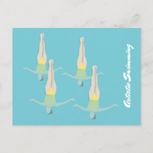 Carte Postale Artistic Swimming