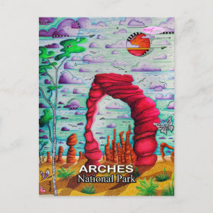 Carte postale artistique de voyage Parc national d