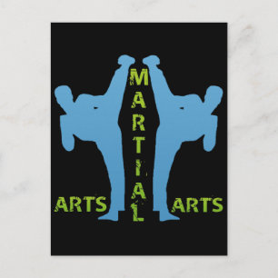 CARTE POSTALE ARTS MARTIAUX