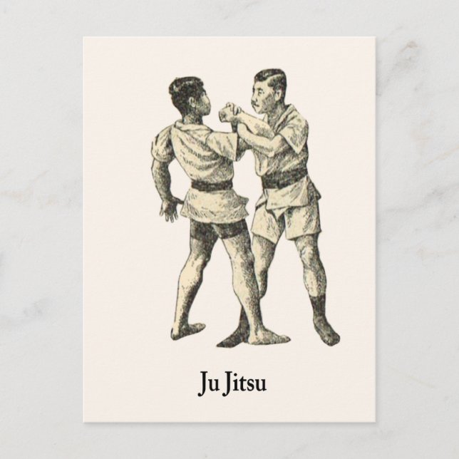 Carte Postale Arts martiaux Ju jitsu 14 (Devant)