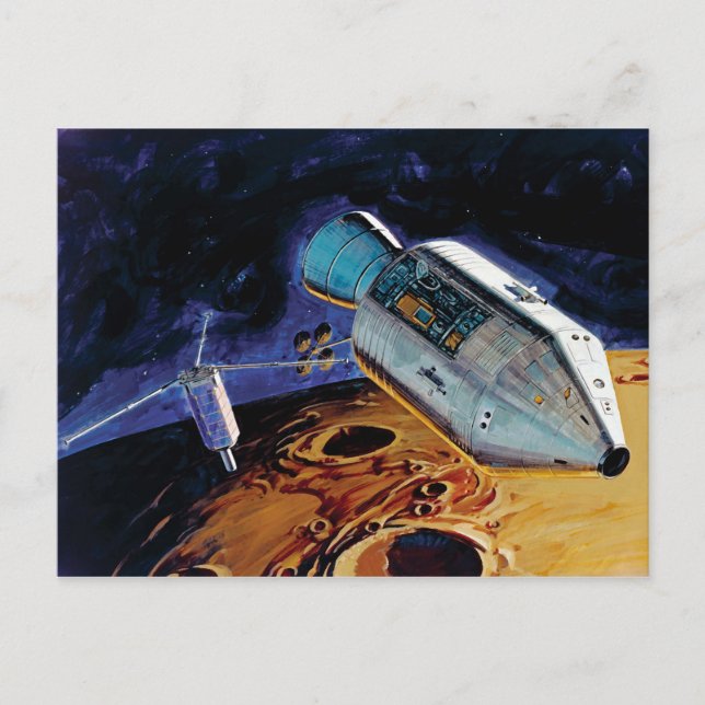 Carte Postale Artwork lunaire de la NASA Apollo 15 (Devant)