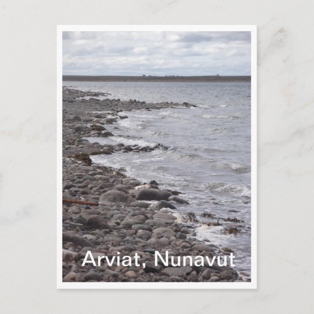 Carte postale Arviat Nunavut Shoreline (Devant)