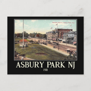 Carte Postale Asbury Park, New Jersey, Vintage