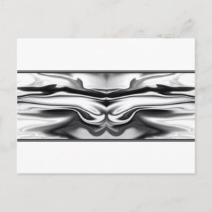 Carte Postale Ascension - chrome ange abstrait