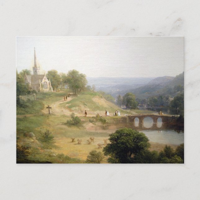 Carte Postale Asher Brown pendant et dimanche matin (Devant)