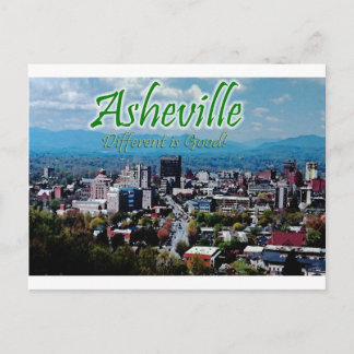 Carte Postale Asheville...Différent est bon !