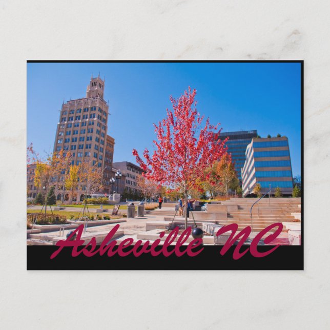 Carte Postale Asheville NC (Devant)