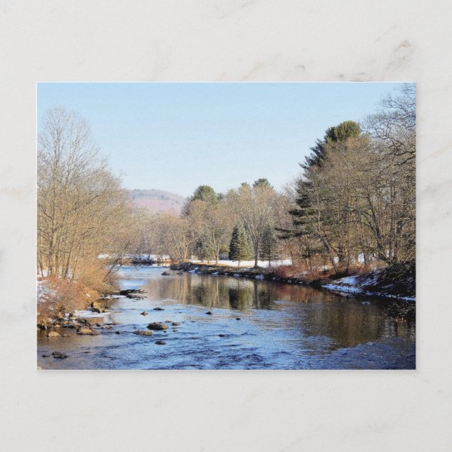 Carte Postale Ashuelot River à Swanzey, New Hampshire (Devant)