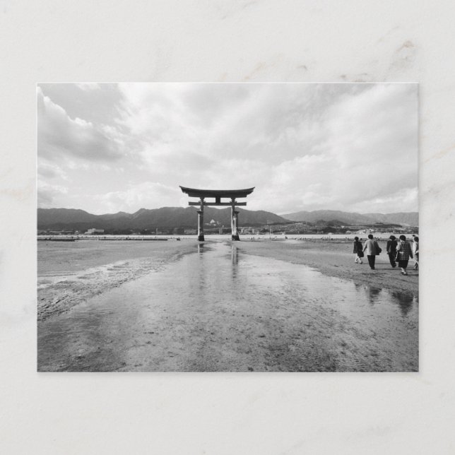 Carte Postale Asie, Japon, Myajima. La porte Torri (Devant)