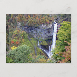 Carte Postale Asie, Japon, Nikko. Cascade Kegon de Nikko, un