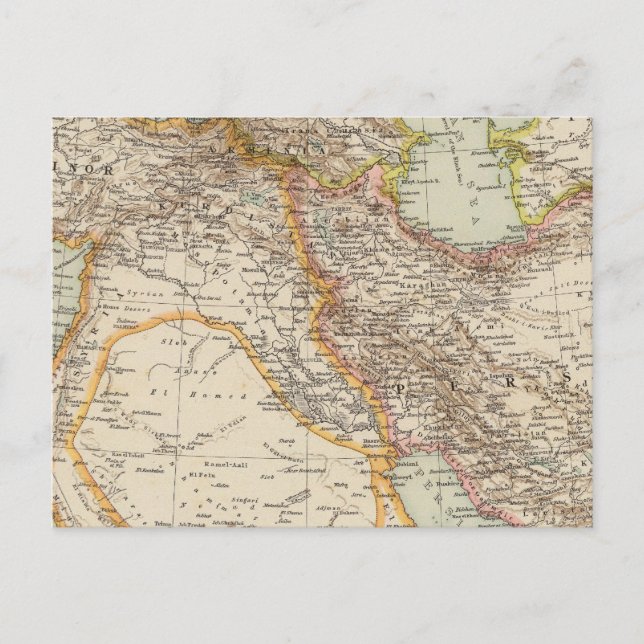 Carte Postale Asie mineure, Perse (Devant)