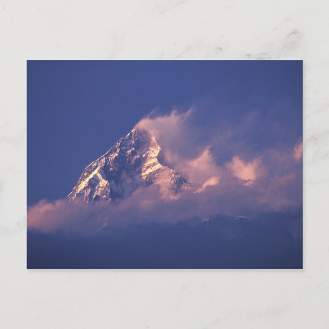 Carte Postale Asie, Népal. Machhapuchhare (Devant)