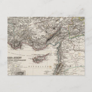 Carte Postale Asie occidentale et Syrie