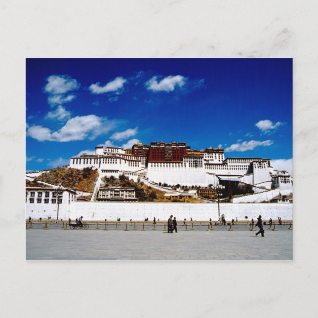 Carte Postale Asie, Tibet, Lhassa, Potala Palace. UNECSO (Devant)