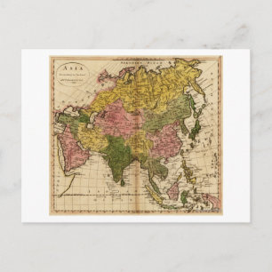 Carte Postale AsieCarte panoramiqueAsie 3