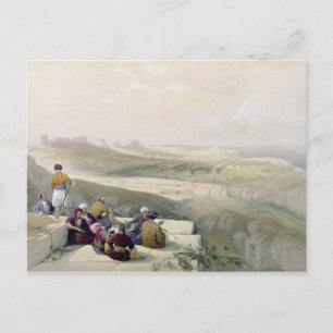 Carte Postale Askalon, plaque du Volume II de 'Le Saint