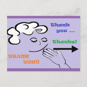 Carte Postale ASL Merci !