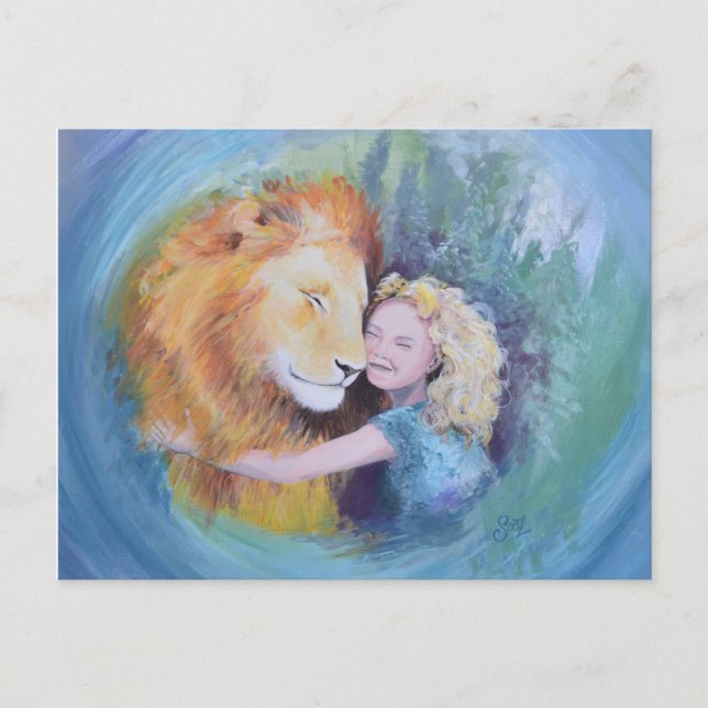 Carte Postale Aslan est amour (Devant)