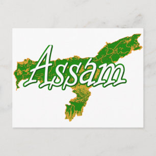 Carte Postale Assam