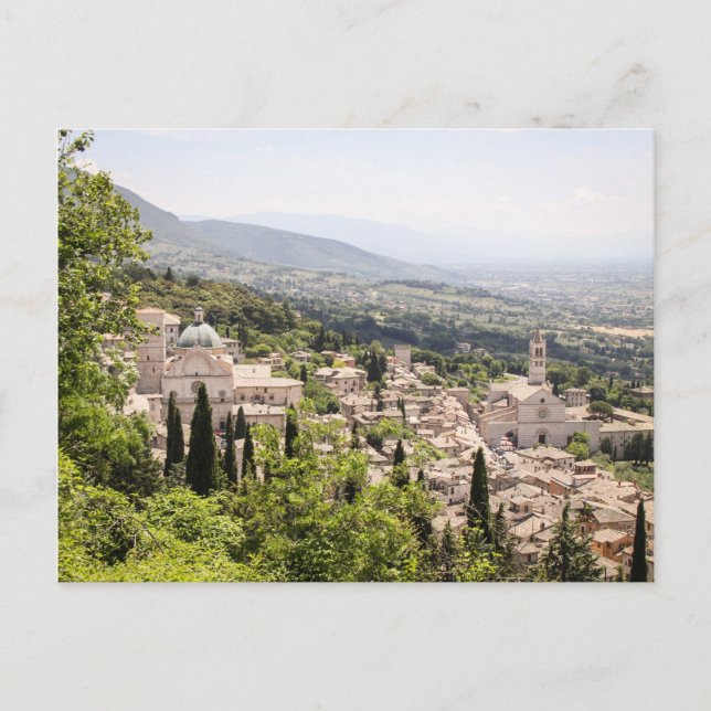 Carte postale Assisi Overlook (Devant)