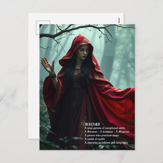 Carte postale Assistant (Devant / Derrière)