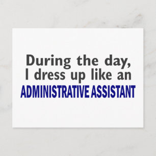 Carte Postale ASSISTANT ADMINISTRATIF En Journée