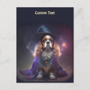 Carte Postale Assistant Blenheim Cavalier King Charles