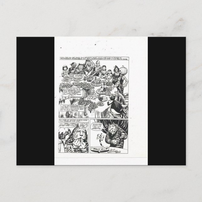 Carte Postale Assistant de Oz (Pays d'Oz) Dorothy Ozma Scarecrow (Devant)