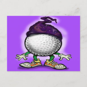 Carte Postale Assistant Golf