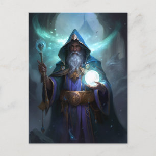 Carte Postale Assistant Mage Imaginaire magique
