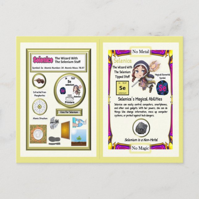 Carte Postale Assistant Selenice - Élément de sélénium (Devant)