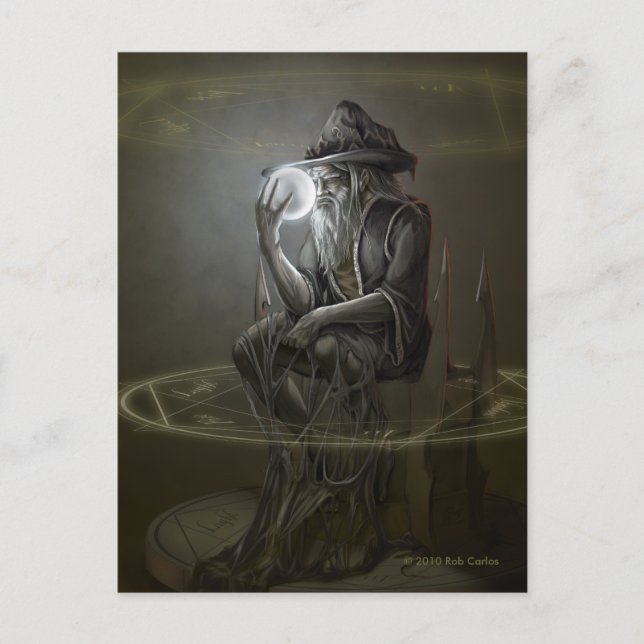 Carte postale Assistant Thinker (Devant)