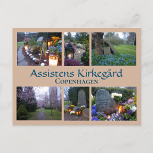 Carte Postale Assistens Kirkegård Collage 2