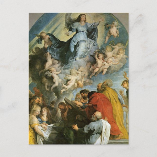 Carte Postale Assomption de la Vierge par Peter Paul Rubens Post (Devant)