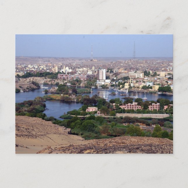 Carte Postale Assouan Nil (Devant)