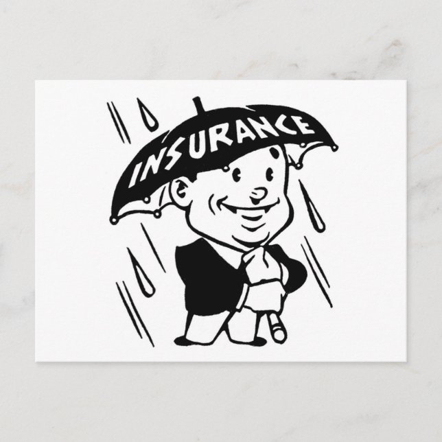 Carte Postale Assurance vintage (Devant)