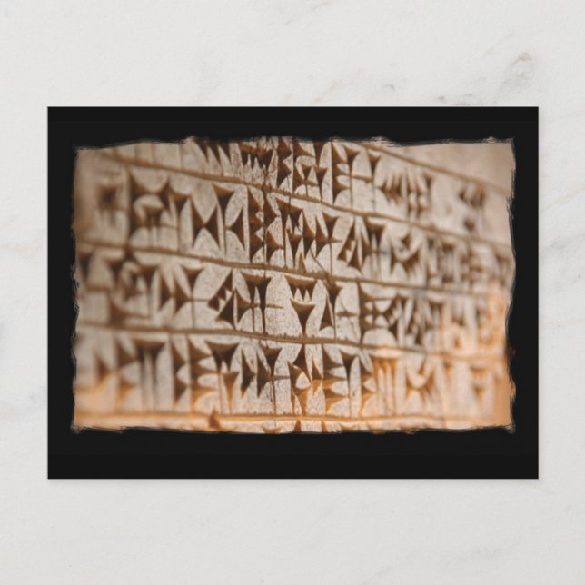 carte postale assyrienne (Devant)