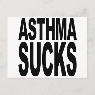 Carte Postale Asthme Sucre