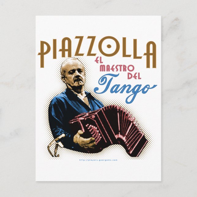 Carte Postale Astor Piazzolla (Devant)