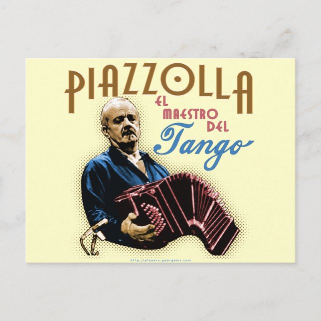 Carte Postale Astor Piazzolla (Devant)