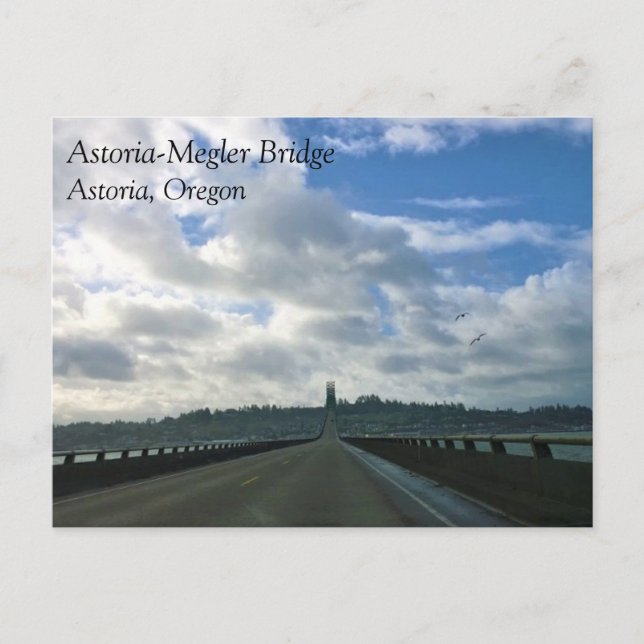Carte Postale Astoria-Megler Bridge, Astoria (Devant)