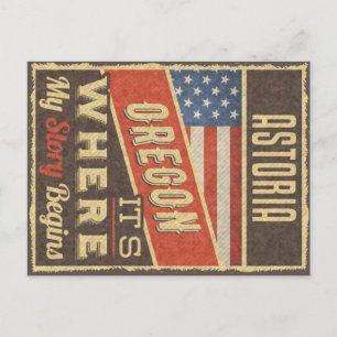 Carte Postale Astoria Oregon