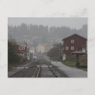 Carte Postale Astoria Oregon dans un après-midi pluvieux