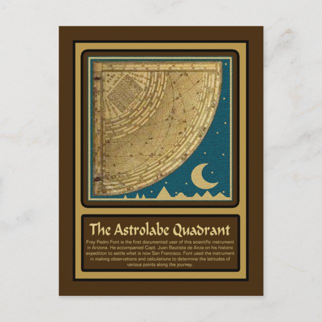 Carte postale Astrolabe Quadrant (Devant)