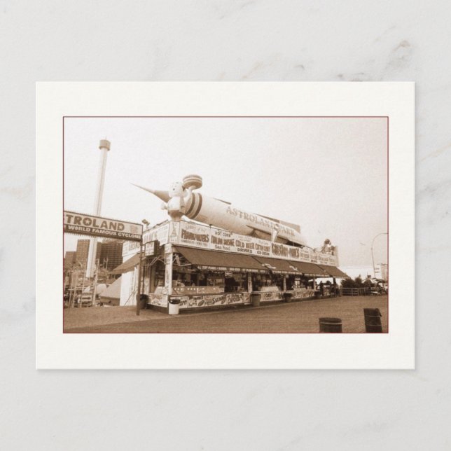 Carte postale Astroland Food Stand (Coney Island,  (Devant)