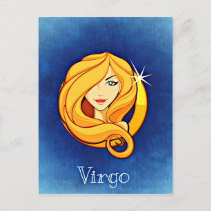 Carte Postale Astrology Sign Virgo