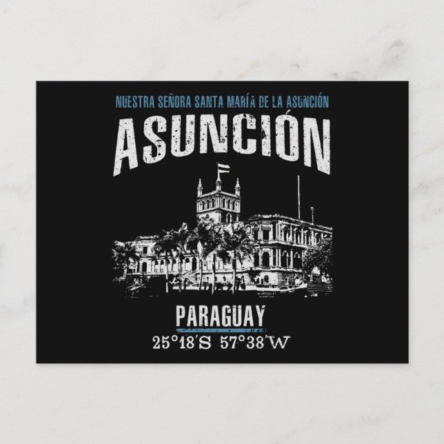 Carte Postale Asunción (Devant)