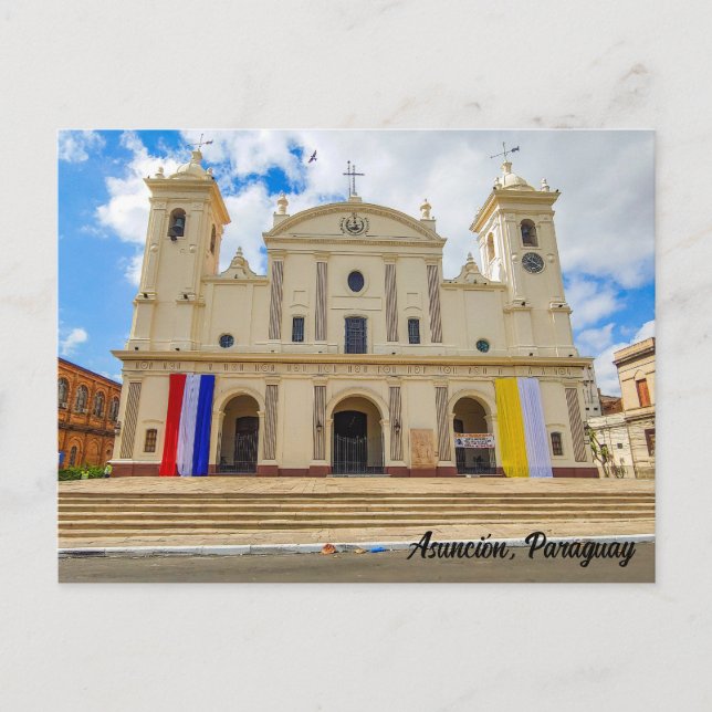 Carte Postale Asunción, Paraguay (Devant)