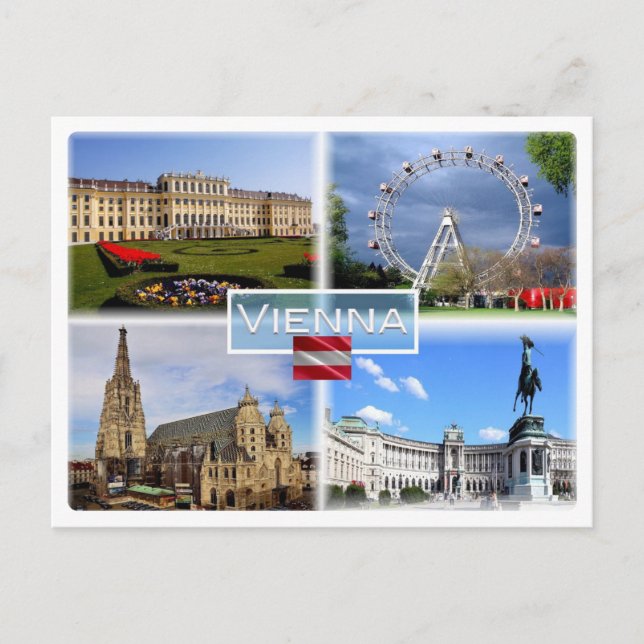 Carte Postale AT Vienna - Schloss Schonbrunn - Prater Fnfair - (Devant)