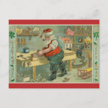 Atelier vintage Père Noël